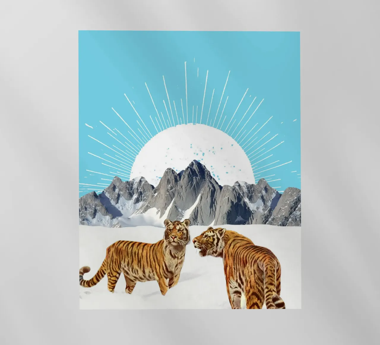 Tigers in the Snow pellicola backlit da MsGonzalez