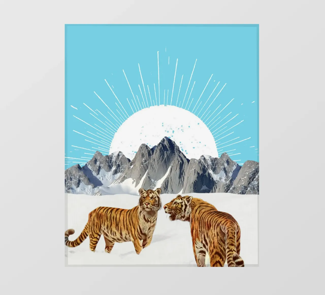 Tigers in the Snow pellicola backlit da MsGonzalez