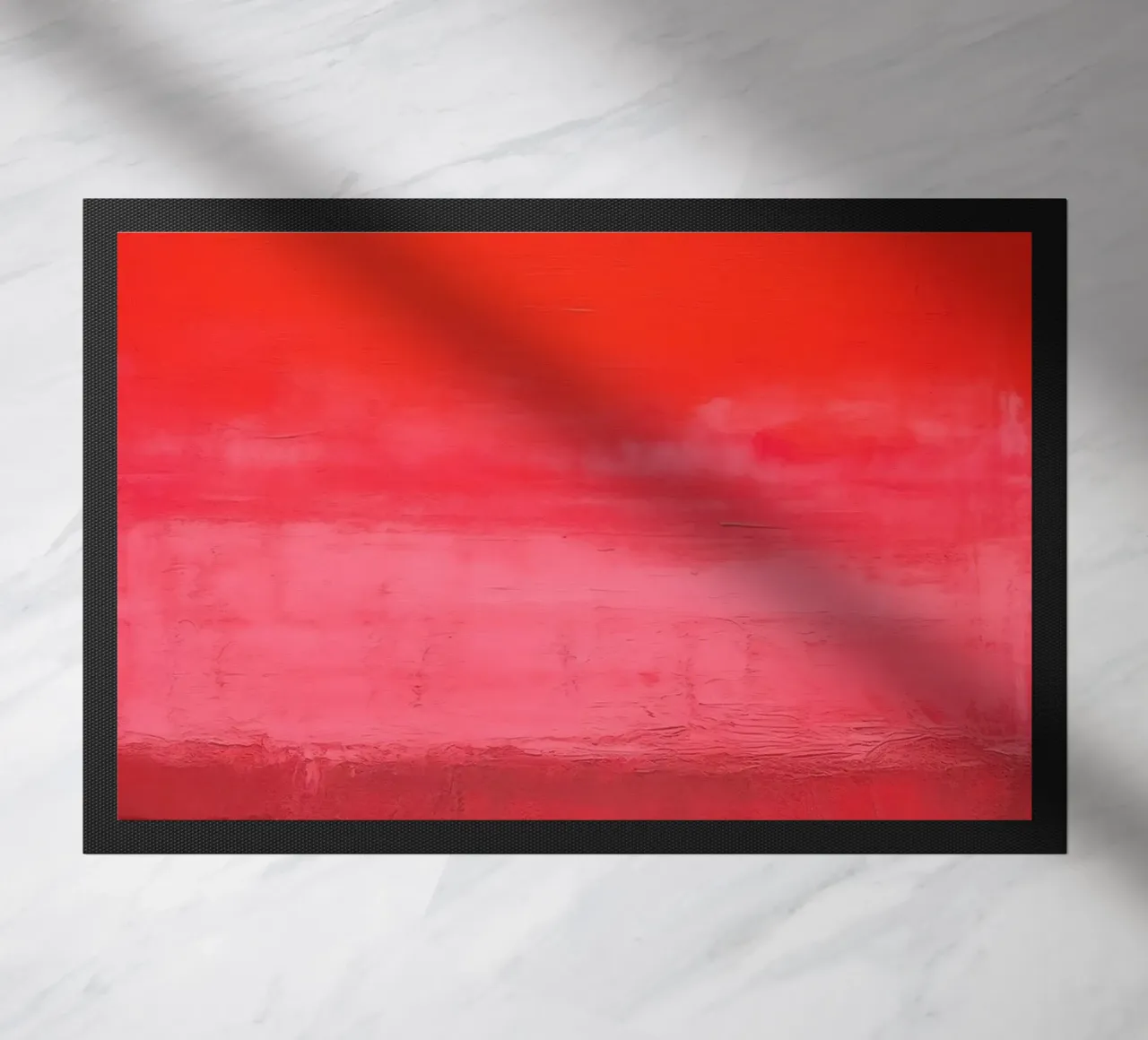 Minimalismo retrò - cielo rosso con pennellate zerbino da Euphoria Theresa