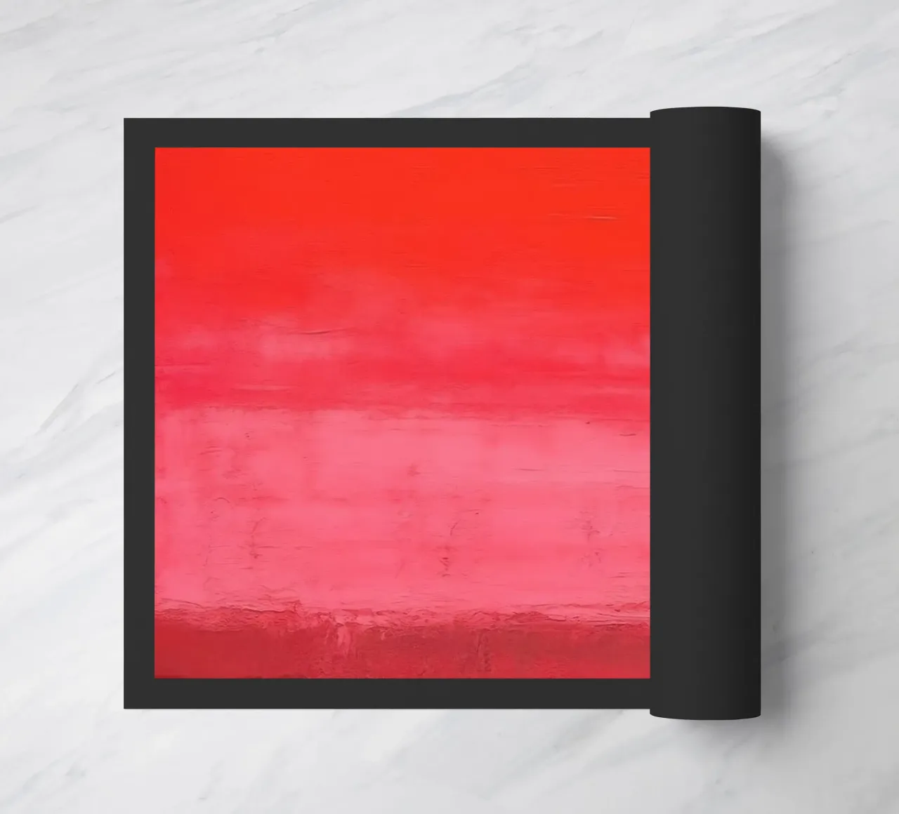 Minimalismo retrò - cielo rosso con pennellate zerbino da Euphoria Theresa