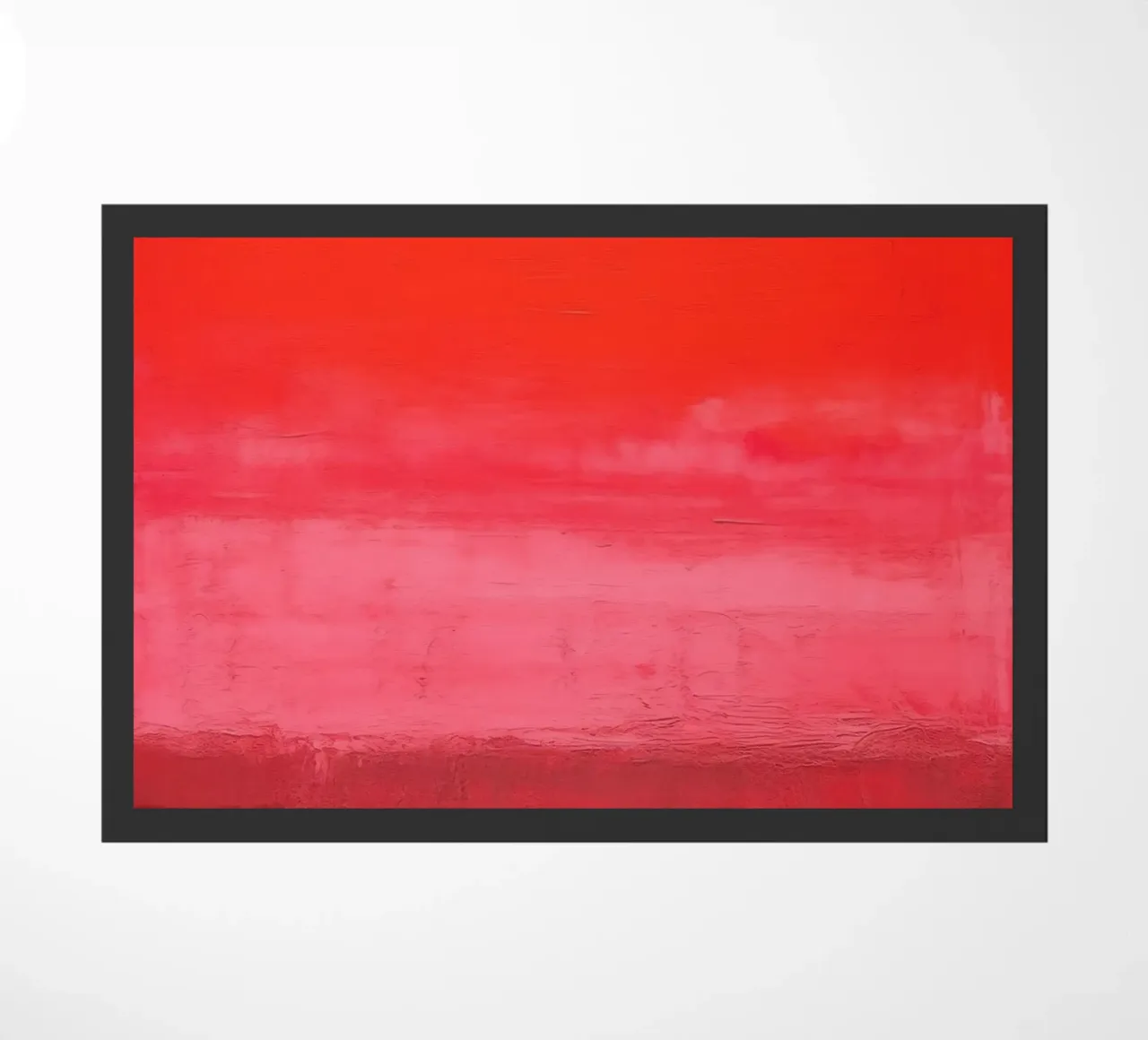 Minimalismo retrò - cielo rosso con pennellate zerbino da Euphoria Theresa