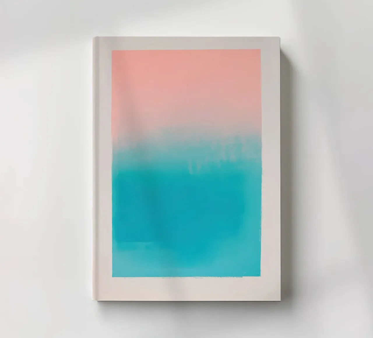 Ombre Pink-Blue - Serigrafia minimalista diario da Euphoria Theresa