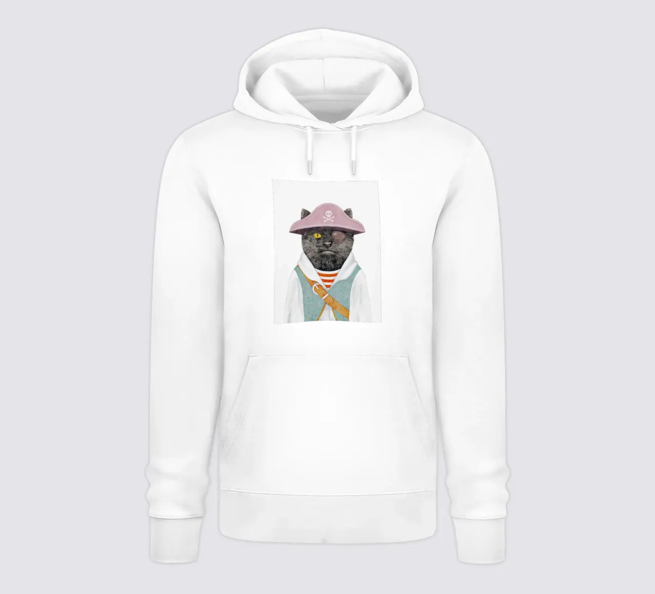 Gatto pirata felpa con cappuccio da Animal Crew