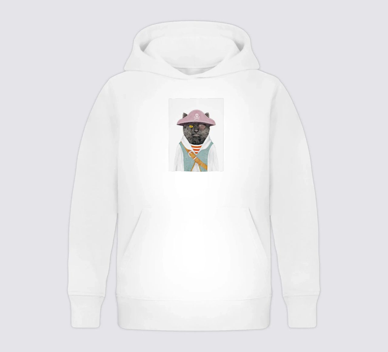 Piraten Kat kinder hoodie van Animal Crew