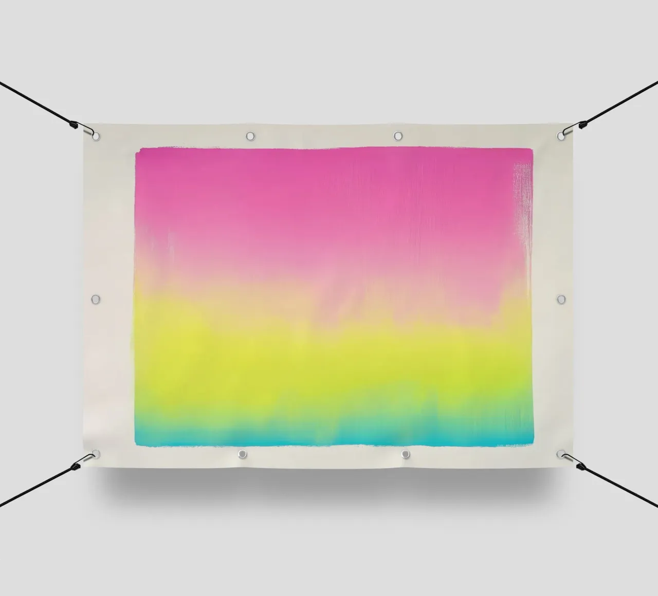 Gradiente di colori al neon - cielo al crepuscolo telo in pvc da Euphoria Theresa
