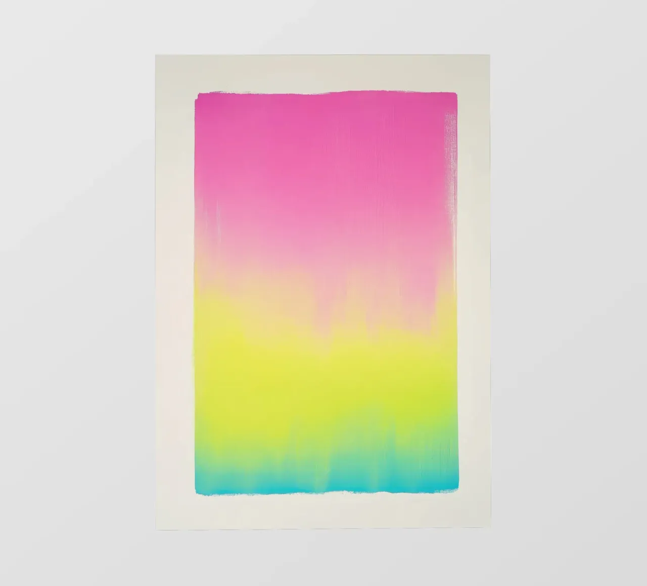 Gradiente di colori al neon - cielo al crepuscolo telo in pvc da Euphoria Theresa