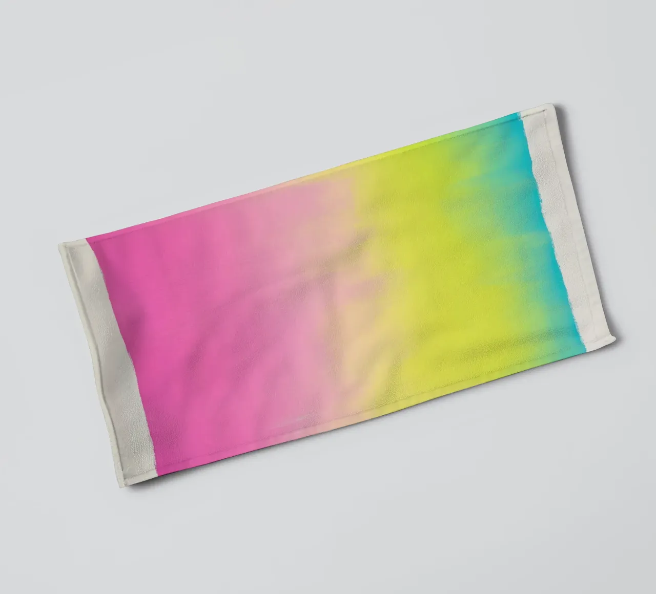 Gradiente di colori al neon - cielo al crepuscolo asciugamano da bagno da Euphoria Theresa