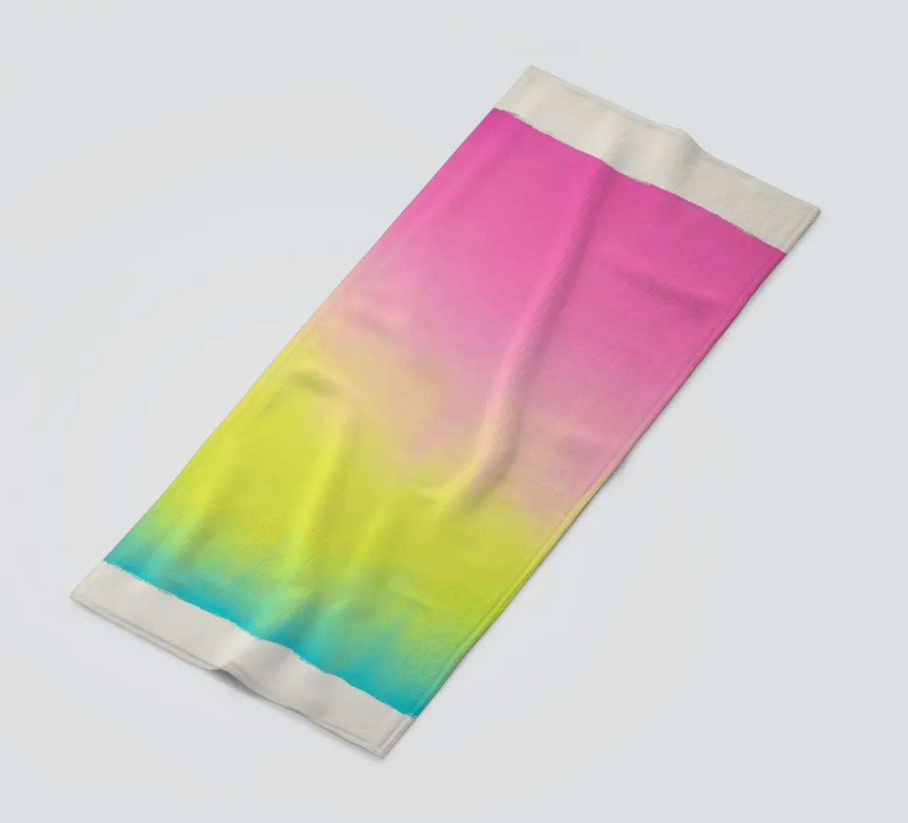 Gradiente di colori al neon - cielo al crepuscolo telo mare da Euphoria Theresa
