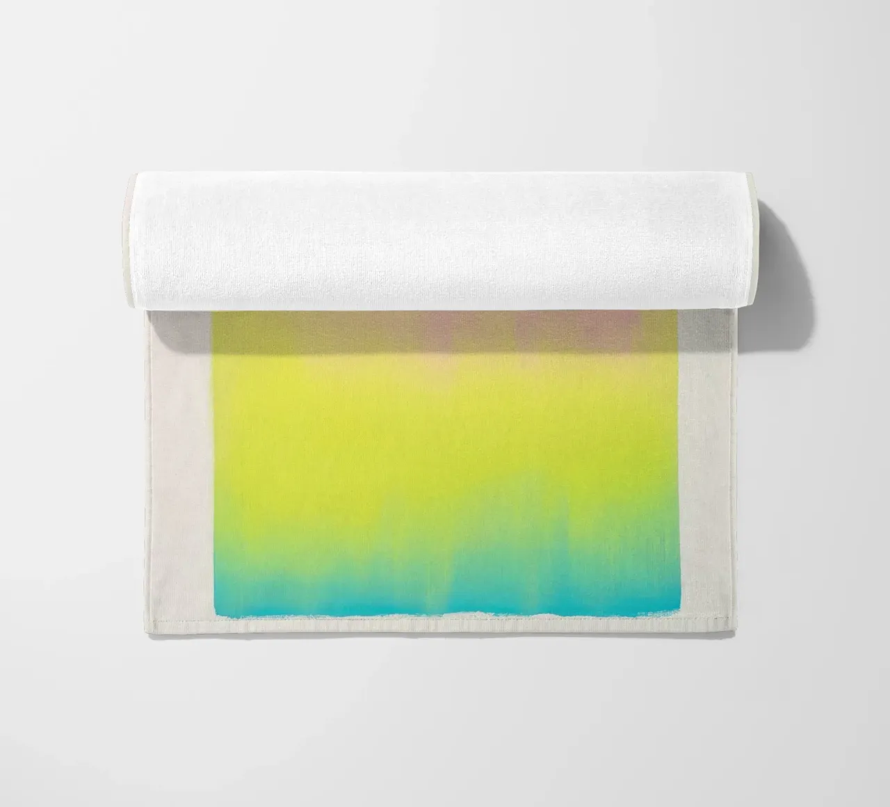 Gradiente di colori al neon - cielo al crepuscolo telo mare da Euphoria Theresa