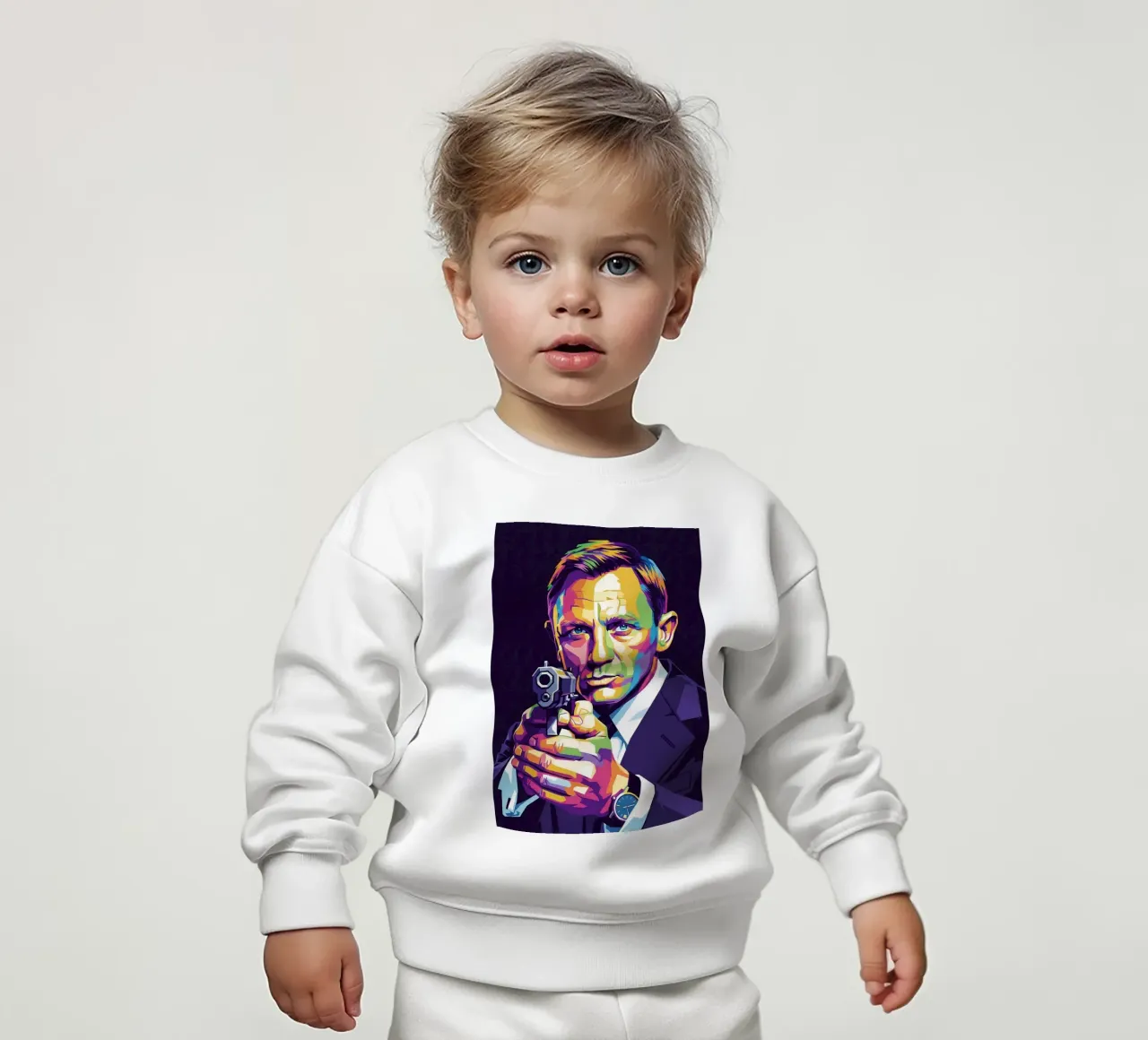 Daniel Craig - James Bond #1 felpa neonato da Hantamrata