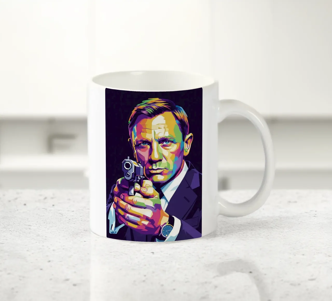 Daniel Craig - James Bond #1 tazza in ceramica da Hantamrata