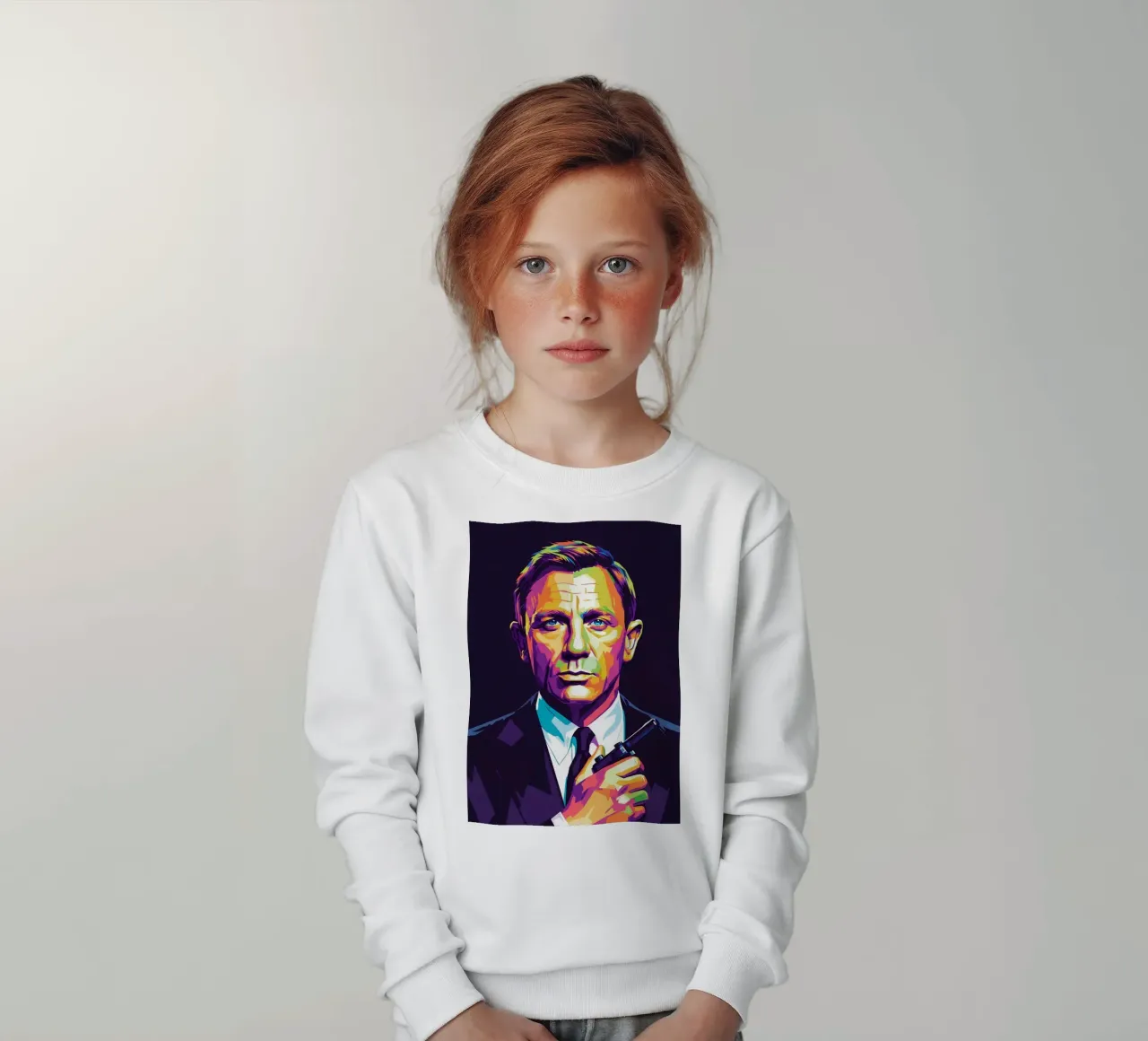 Daniel Craig - James Bond #2 felpa bambino da Hantamrata