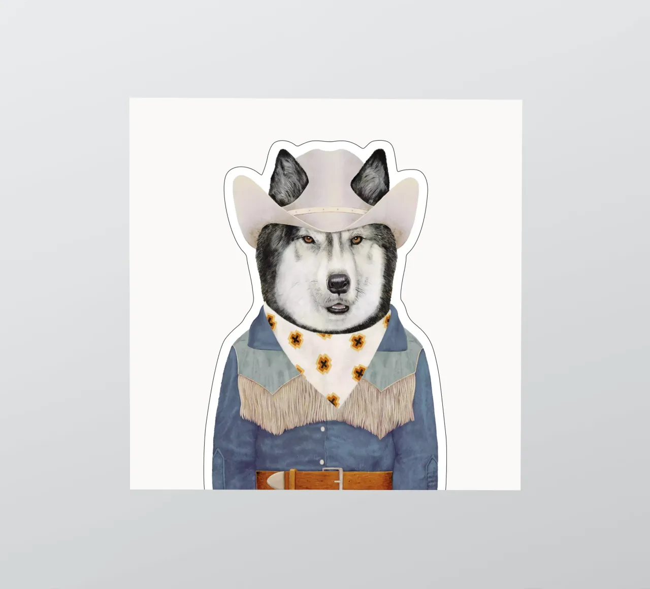 Salve Husky adesivo da Animal Crew