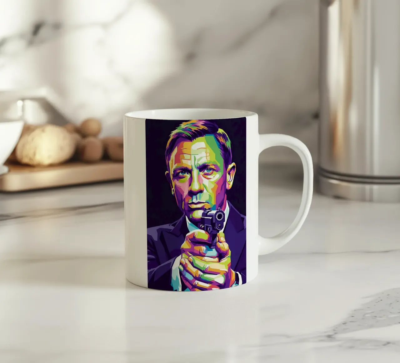 Daniel Craig - James Bond #3 tazza in ceramica da Hantamrata