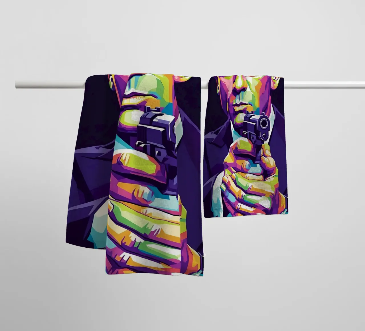 Daniel Craig - James Bond #3 towel by Hantamrata