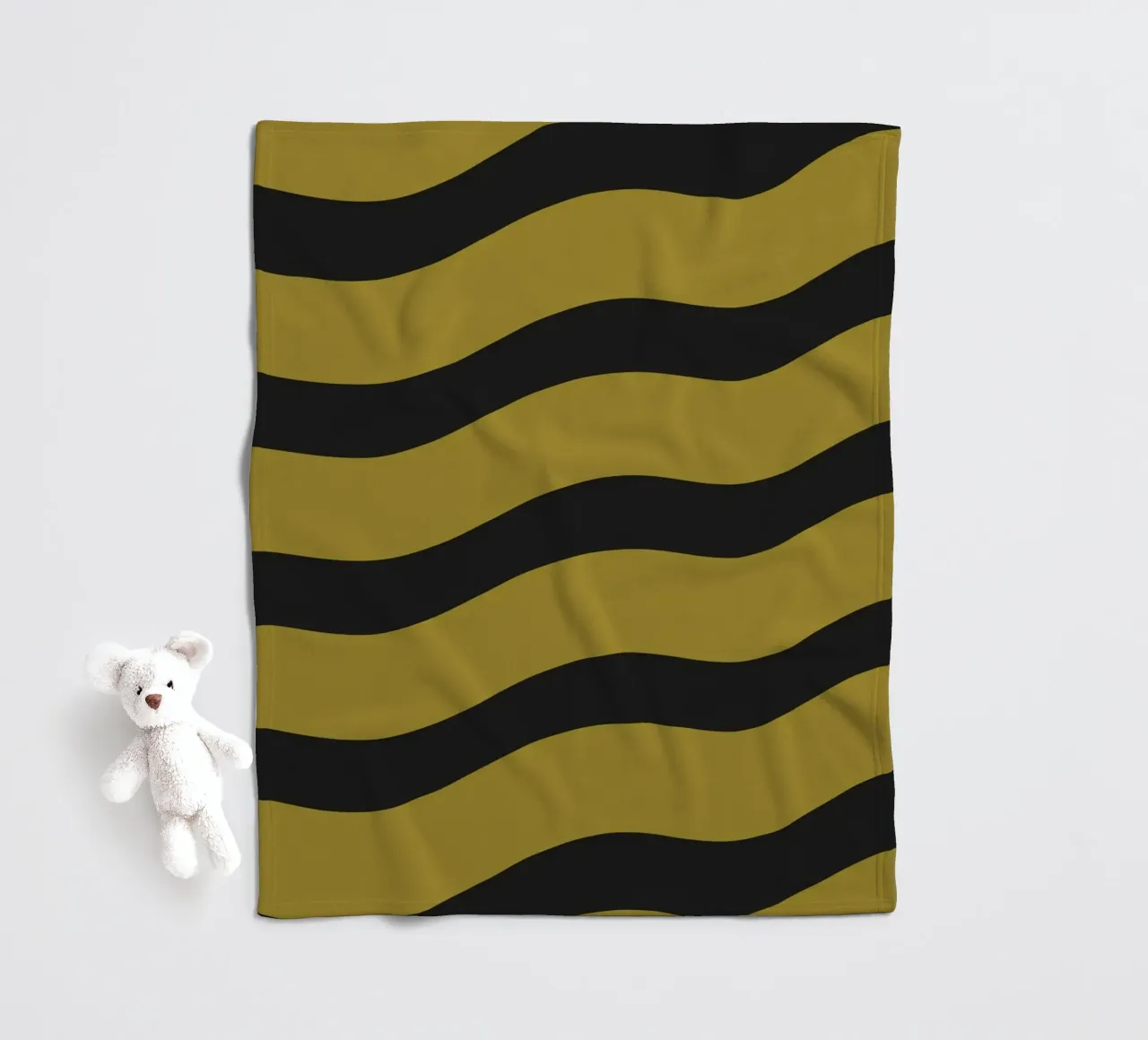 Waves pattern 27 Fleecedecke von Little Dean