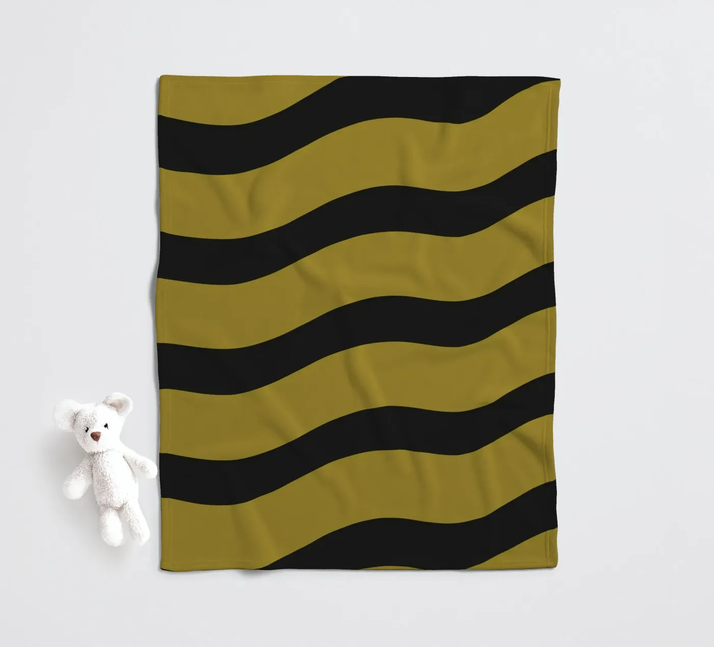 Waves pattern 27 plaid polaire de Little Dean