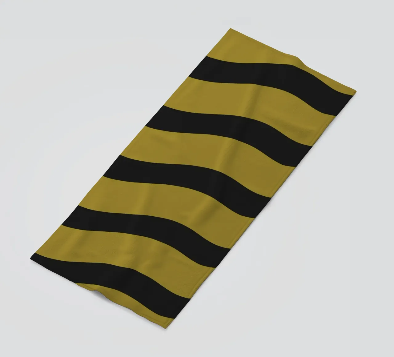 Waves pattern 27 beach towel by Little Dean