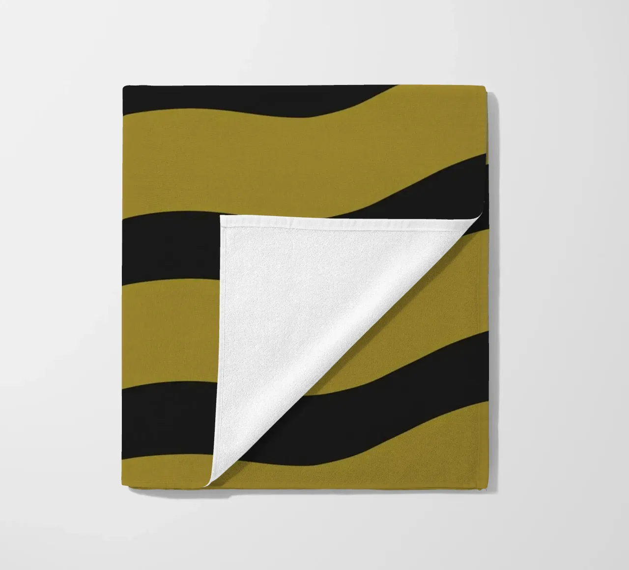 Waves pattern 27 beach towel by Little Dean