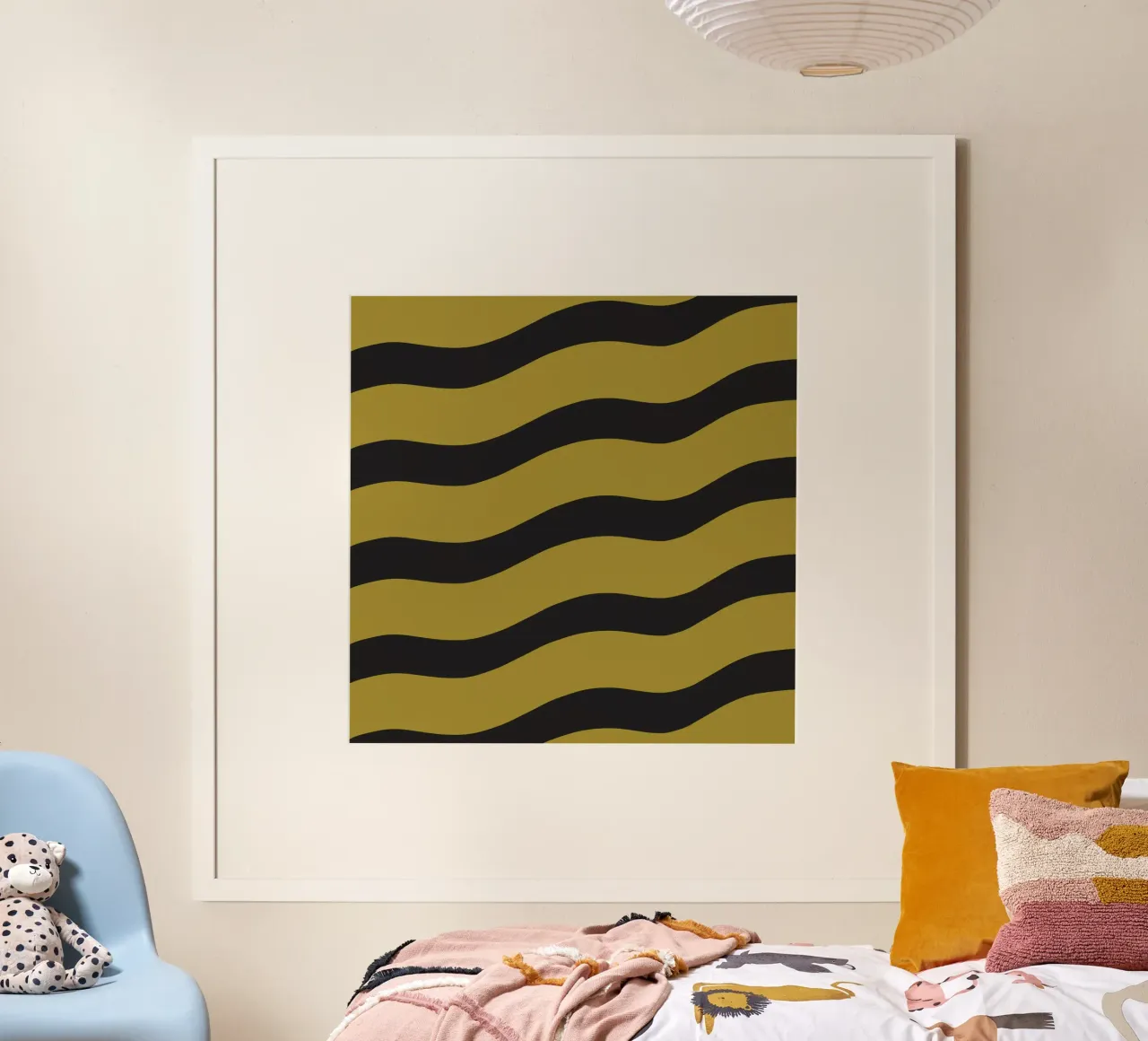 Waves pattern 27 hahnemühle by Little Dean