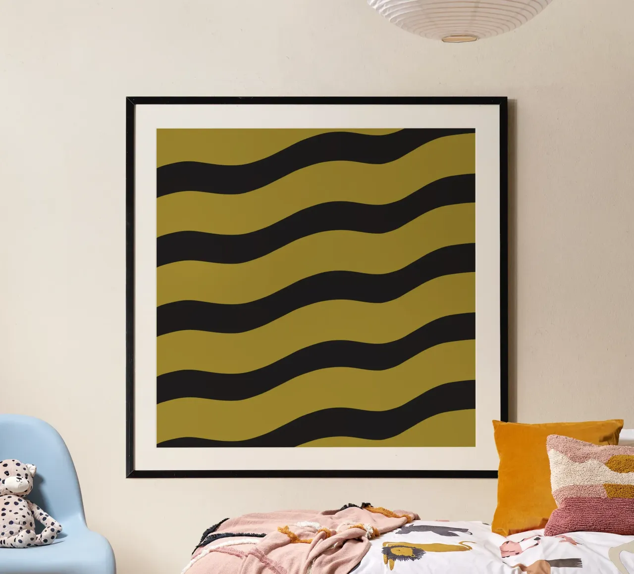 Waves pattern 27 hahnemühle by Little Dean