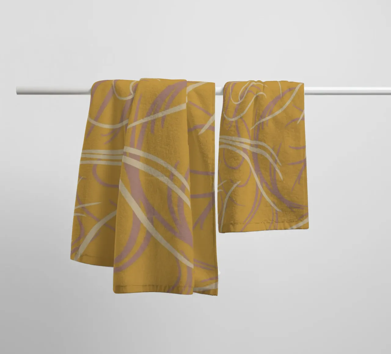Fluid design 06 towel by Little Dean