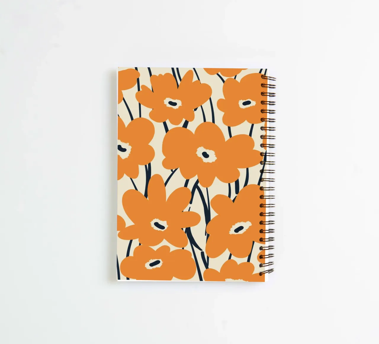 Botanical pattern 09 spiral notebook by Little Dean