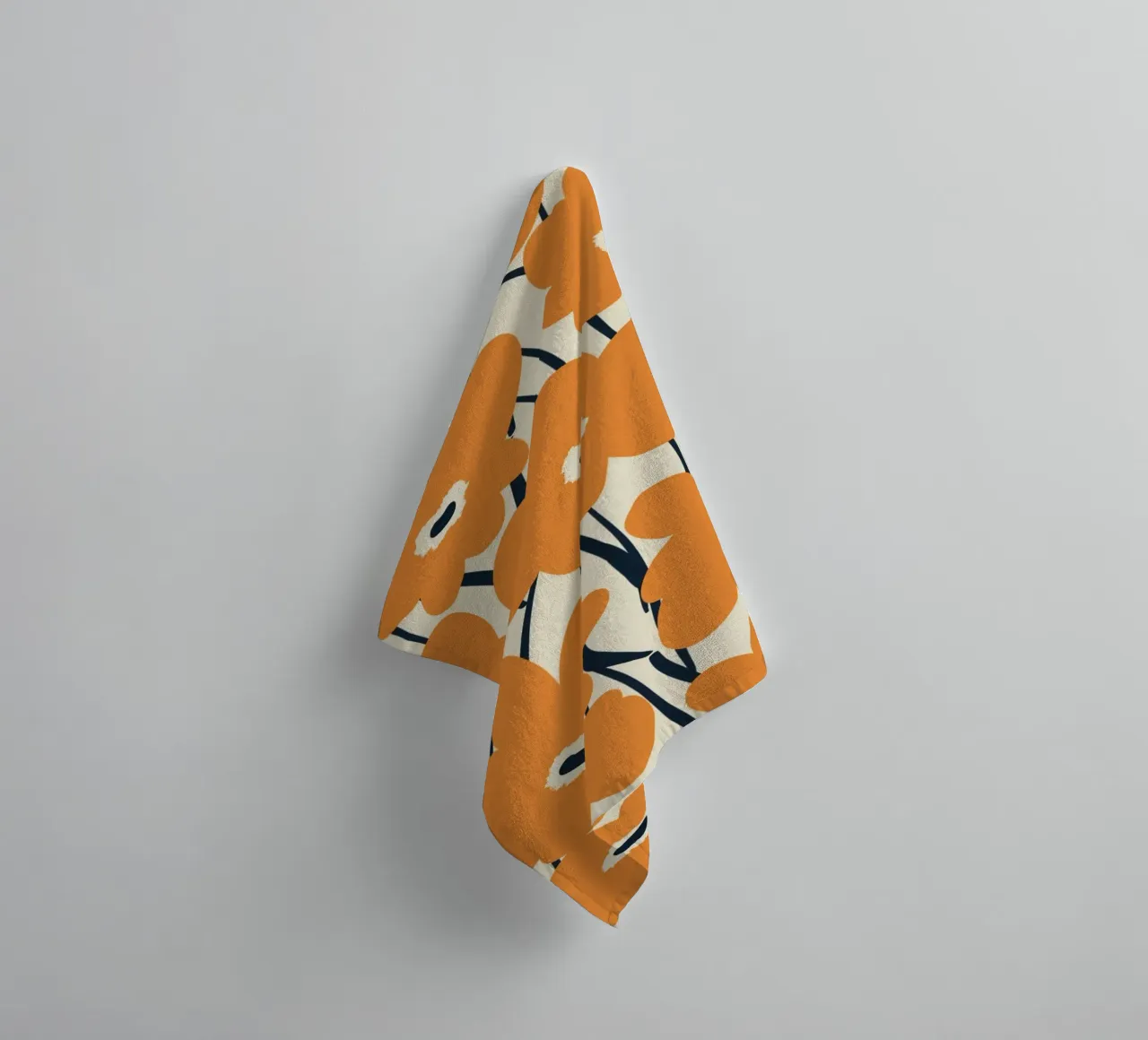 Botanical pattern 09 towel by Little Dean