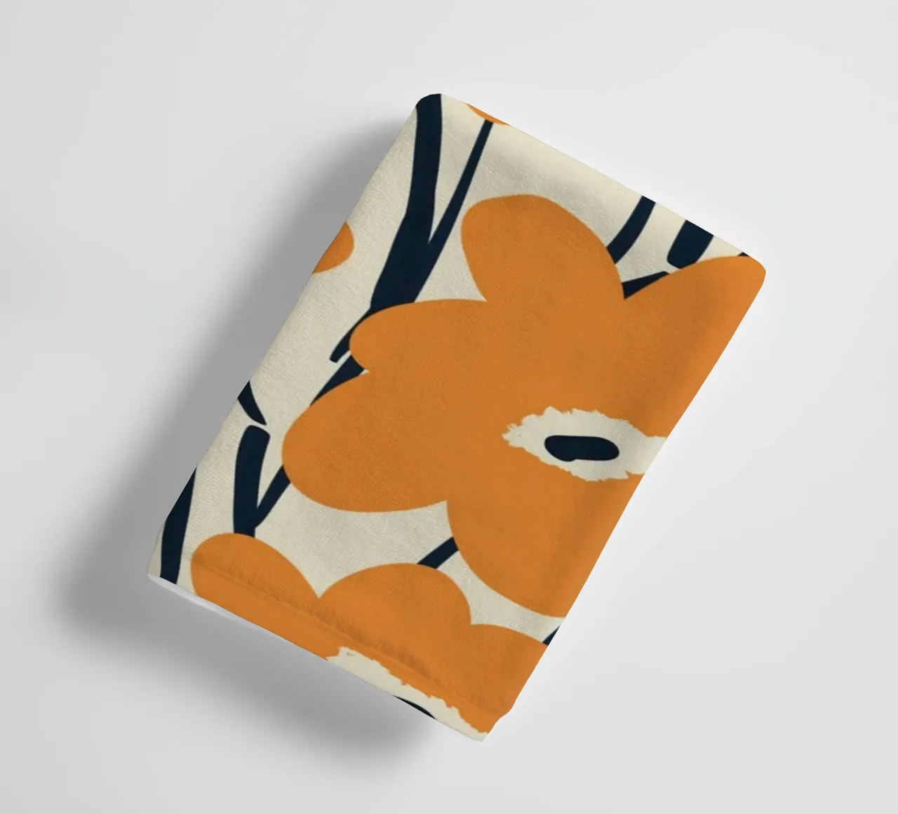 Botanical pattern 09 towel by Little Dean