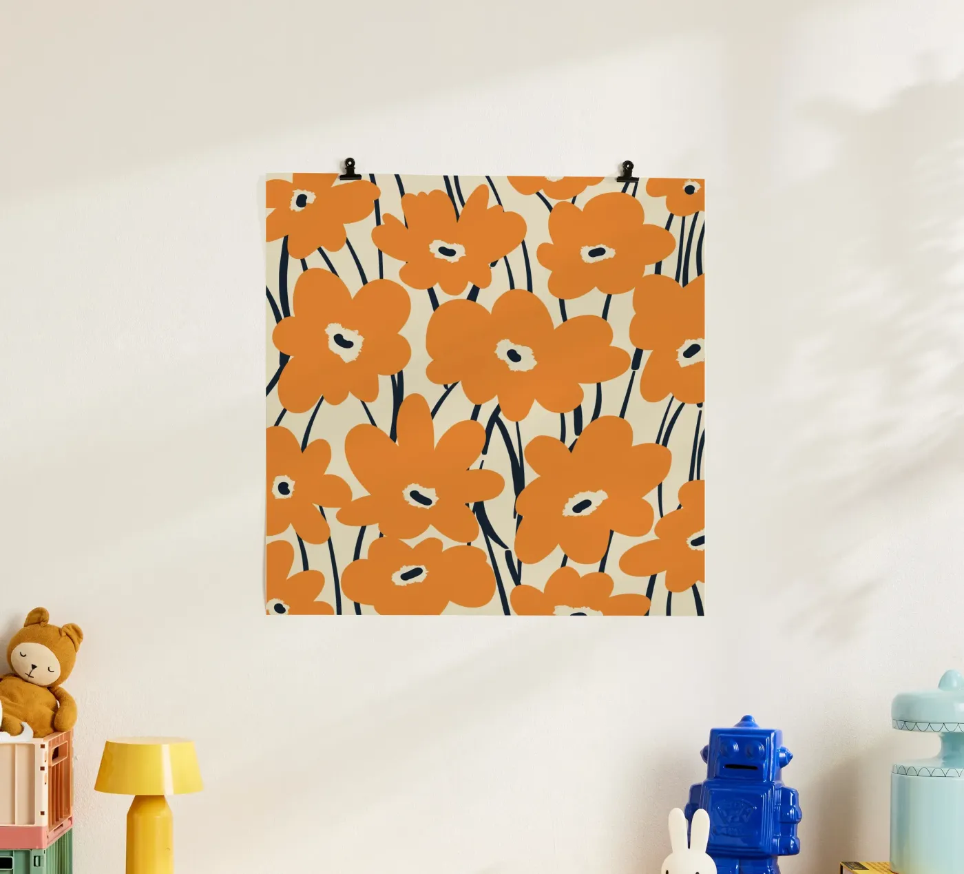 Botanical pattern 09 poster by Little Dean