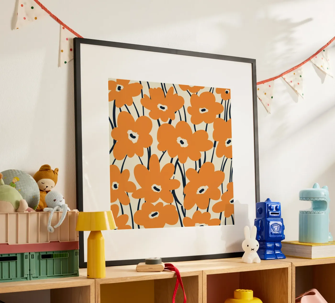 Botanical pattern 09 poster by Little Dean