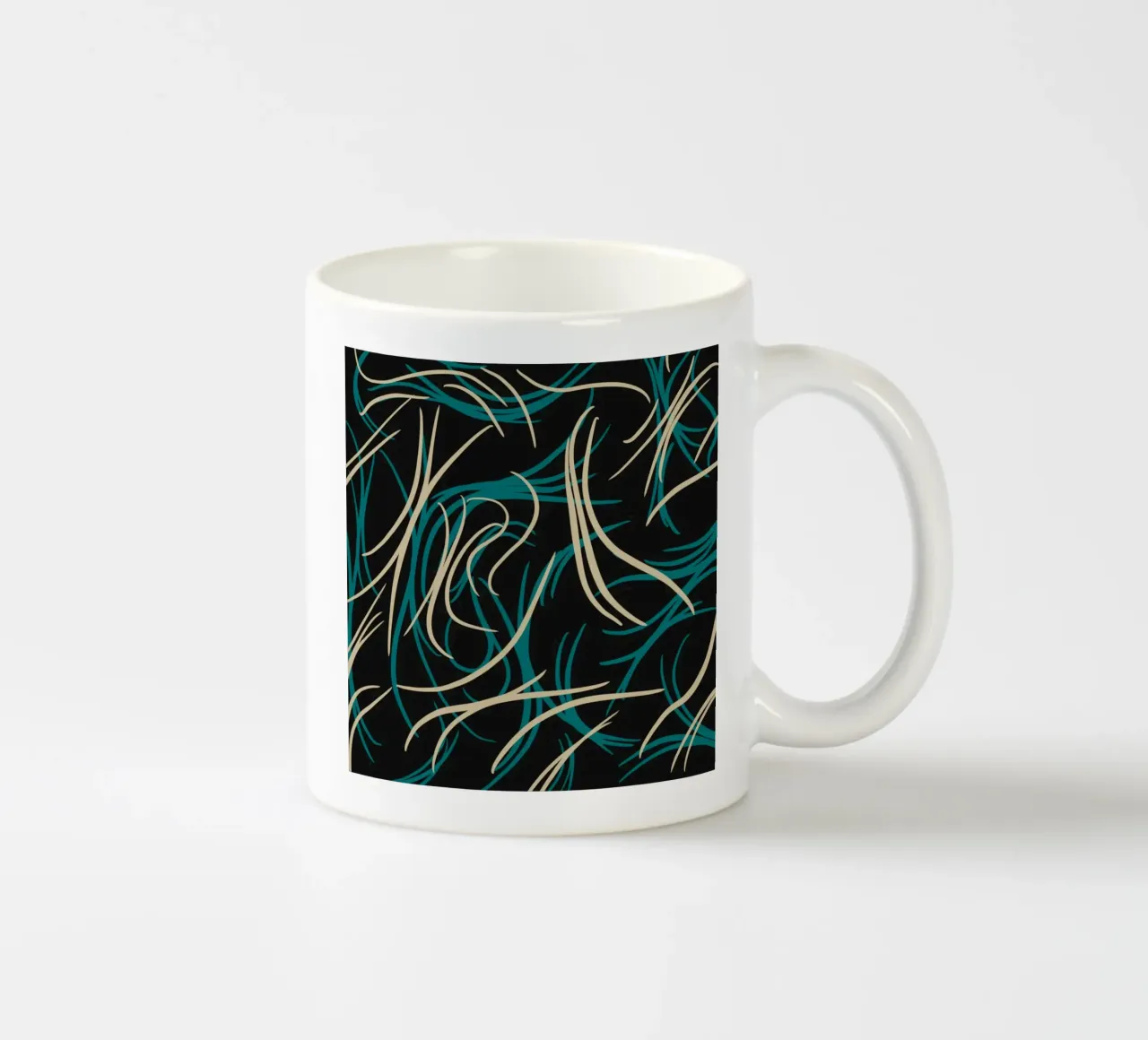 Design fluido 07 tazza in ceramica da Little Dean