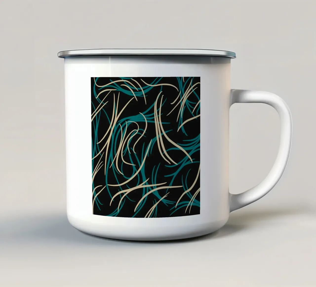 Design fluido 07 tazza in smalto da Little Dean