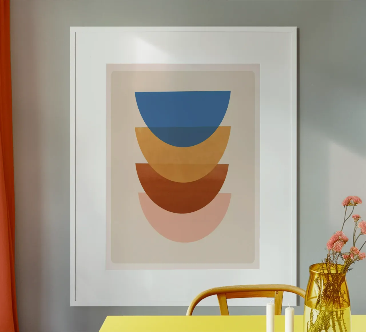 Abstract Minimal Shapes 54 hahnemühle by ThingDesign