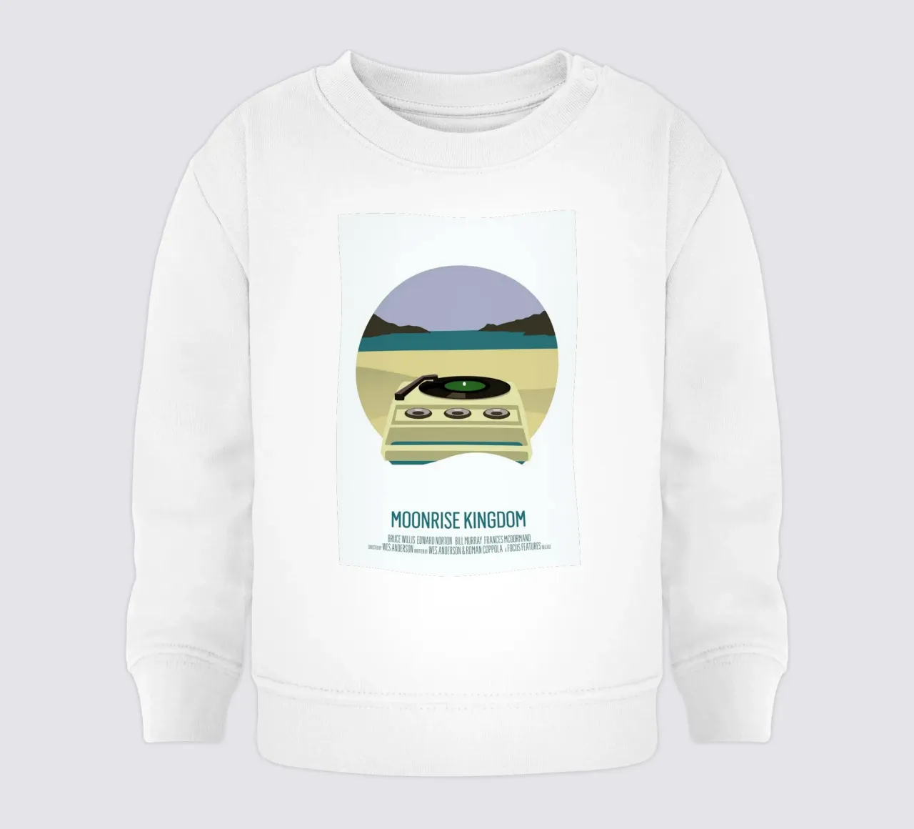 Moonrise Kingdom felpa neonato da Bruno Morphet