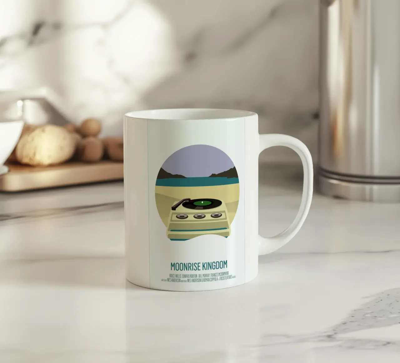Moonrise Kingdom tazza in ceramica da Bruno Morphet