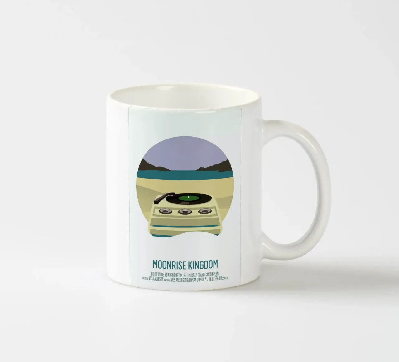 Moonrise Kingdom tazza in ceramica da Bruno Morphet