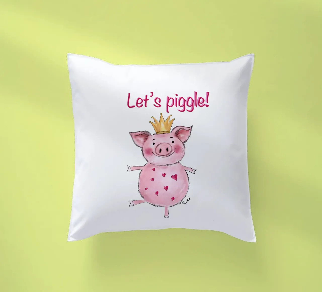 Let‘s piggle cuscino da ElfenStil