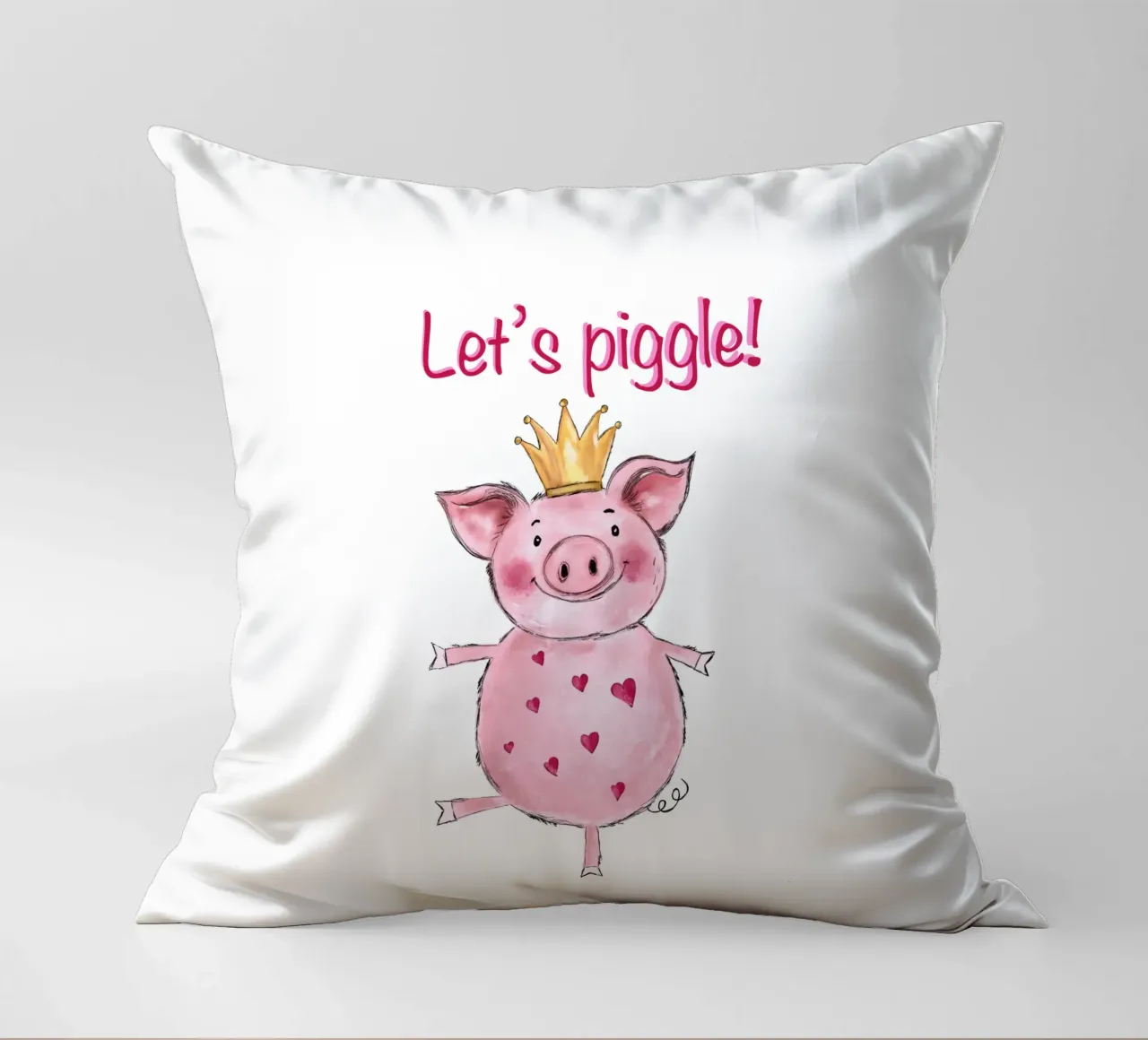 Let‘s piggle cuscino da ElfenStil