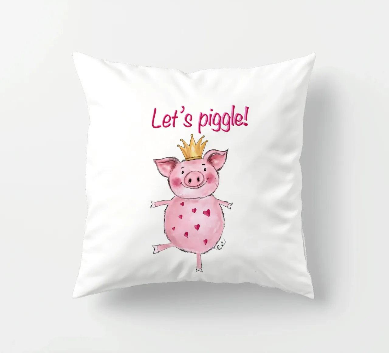 Let‘s piggle cuscino da ElfenStil