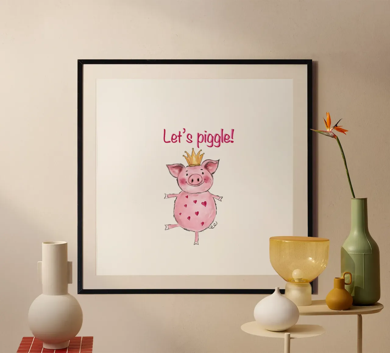 Let‘s piggle poster da ElfenStil