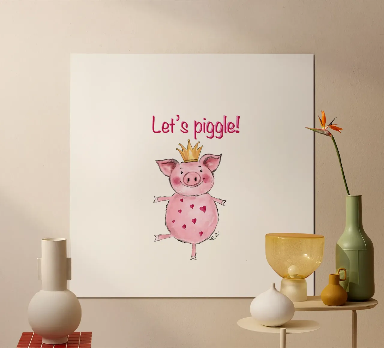 Let‘s piggle poster da ElfenStil