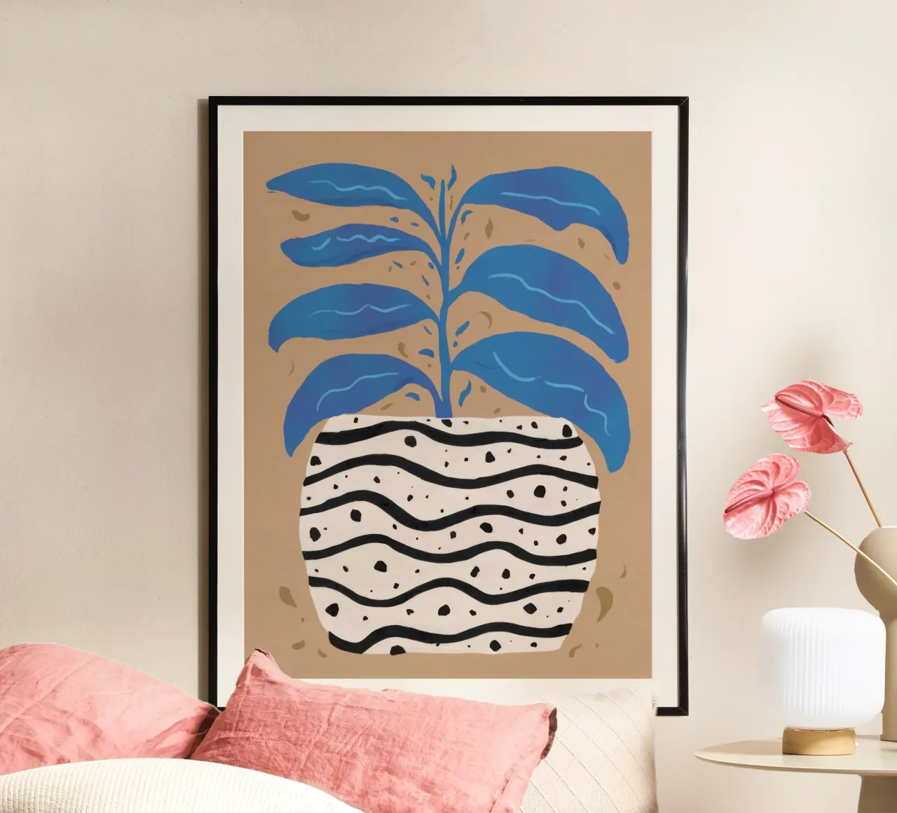 Gewelltes Topfwunder Poster von Scaller Stars