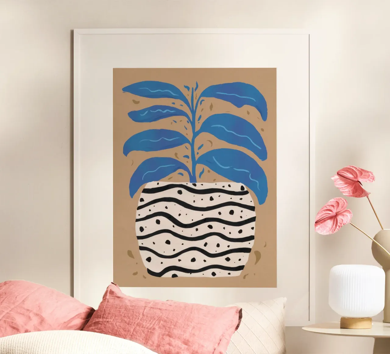 Gewelltes Topfwunder Poster von Scaller Stars