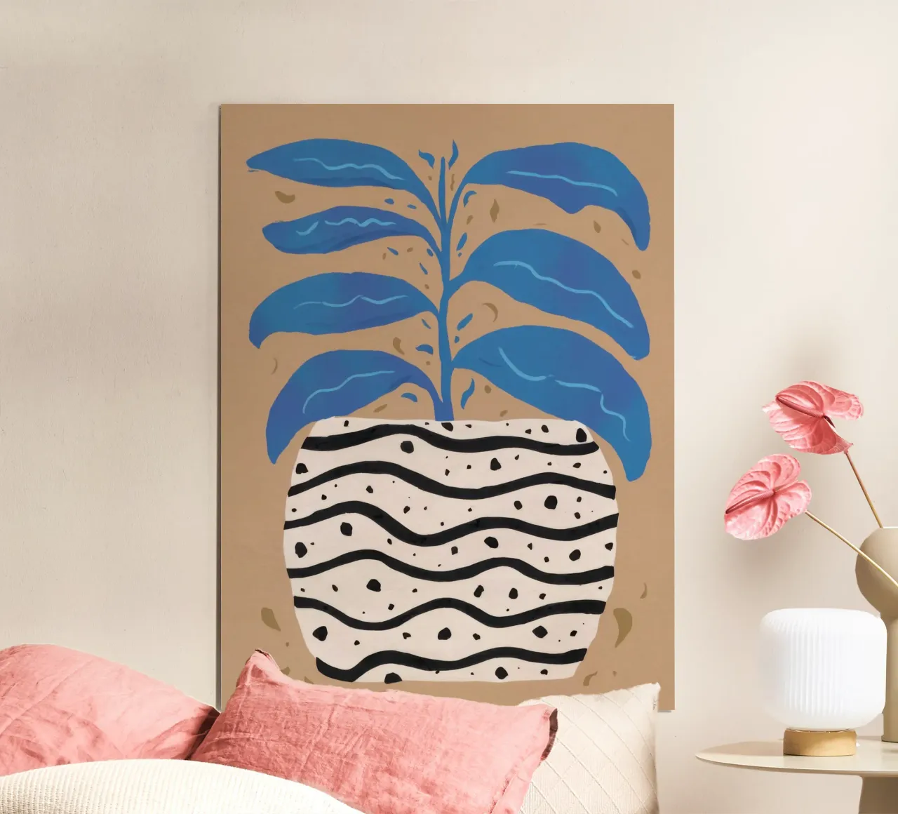 Gewelltes Topfwunder Poster von Scaller Stars