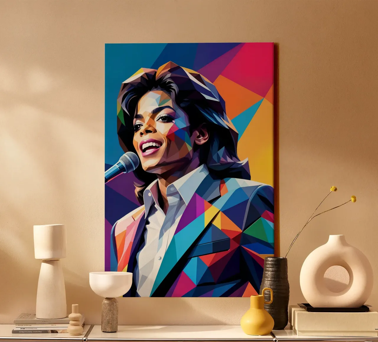 Michael Jackson wpap art tela con Cornice a cassetta da BONANZA