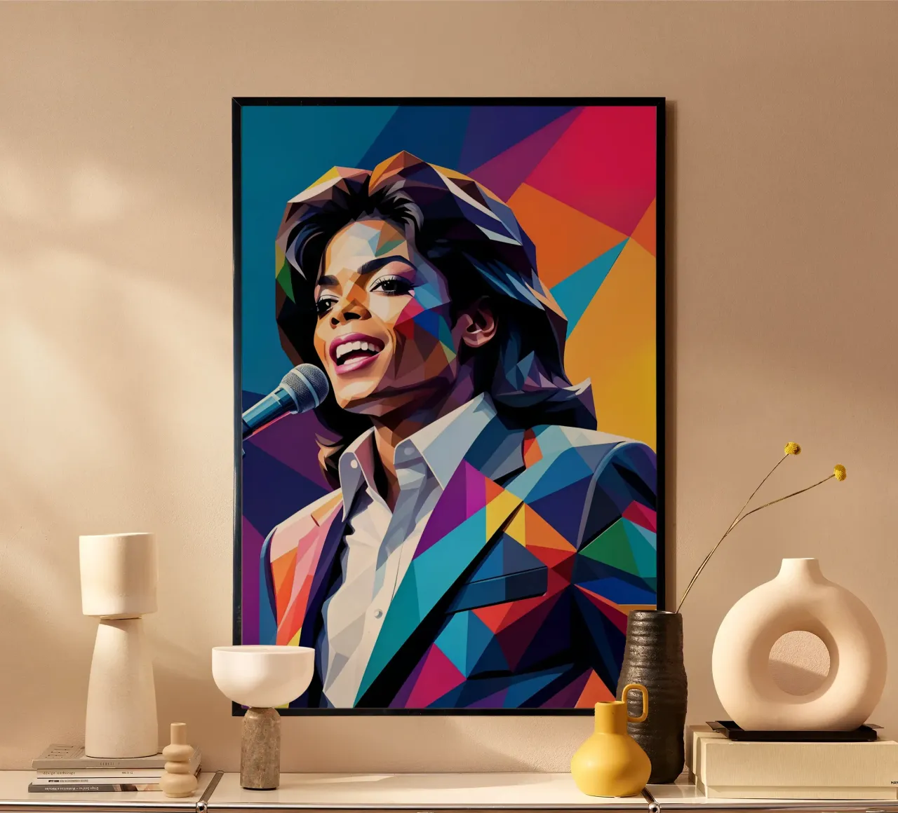 Michael Jackson wpap art poster con telaio in alluminio da BONANZA