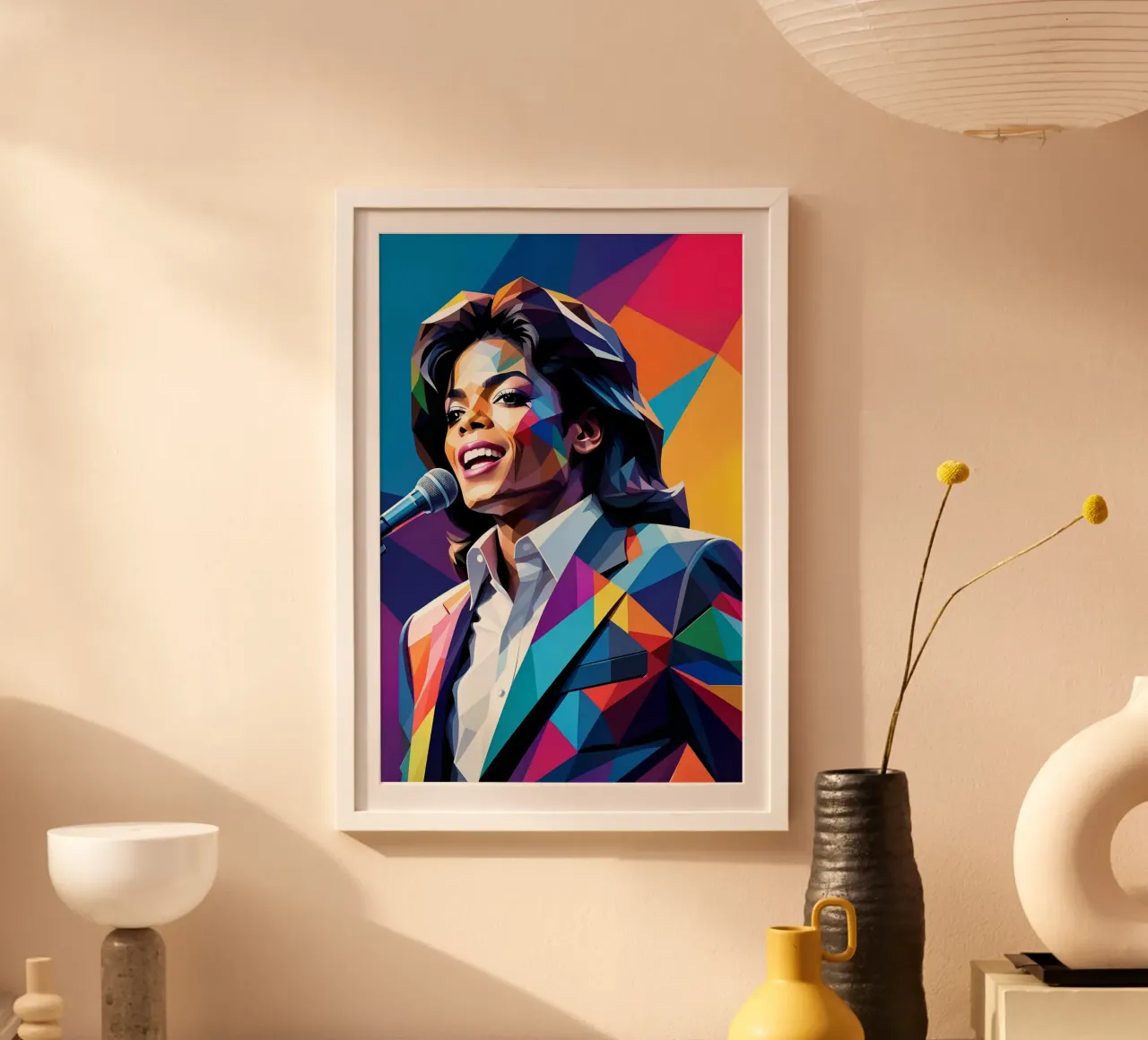 Michael Jackson wpap art poster con telaio in alluminio da BONANZA