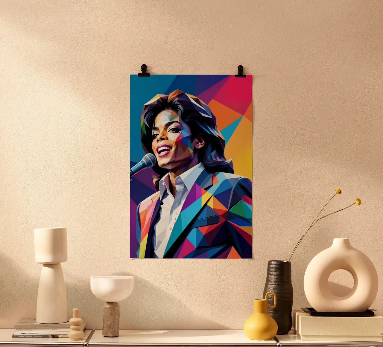 Michael Jackson wpap art poster con telaio in alluminio da BONANZA