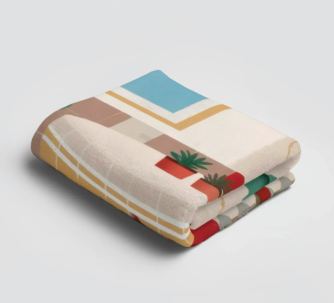 Coin café tranquille serviette de bain de Nova Glaze